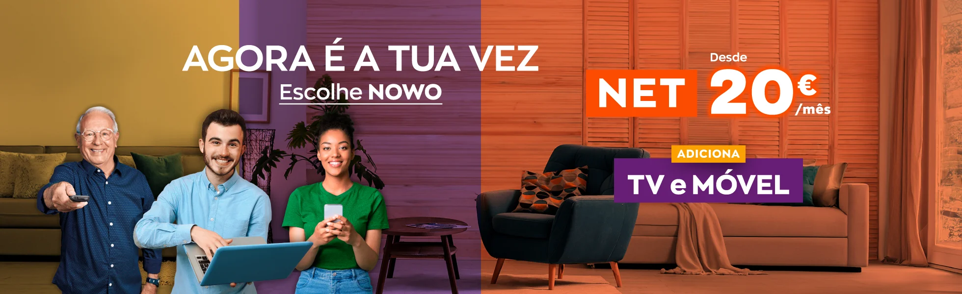 NOWO - Internet, Televisão, Telemóvel e Telefone